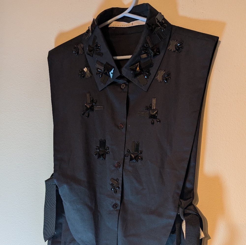 Schumacher Women's Black Embellished Top